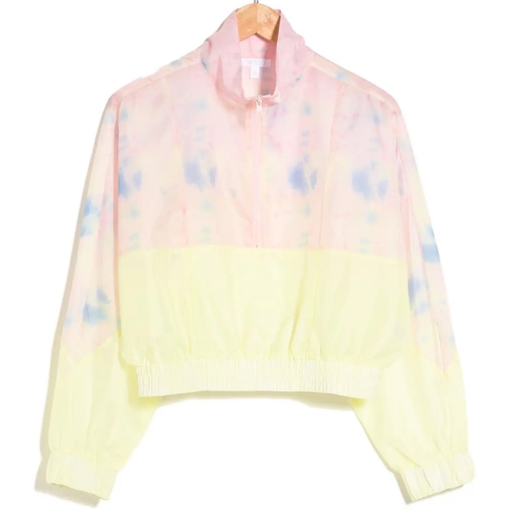 ABOUND Tie Dye Windbreaker In Pink Tie Dye